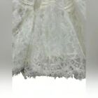 Vintage Saramae Lingerie Bergdorf Goodman 1950s Lace Eyelet Petticoat Slip Xs
