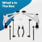 8x Front Suspension Kit Lower Control Arm Sway Bar For Nissan Altima 2015-2018