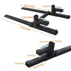 2000lbs Clamp On Pallet Forks Loader Bucket Skidsteer Tractor 60  Universal