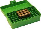 Mtm Case-gard Mtm 50 Round Flip-top Ammo Box 38 357 Cal Green