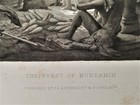 1857 Antique Feast Of Mondamin Indian Ritual Engraving Art Native American 