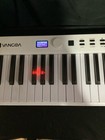 Vangoa 37-key Electronic Keyboard Piano  White black  Includes Power Adapter 