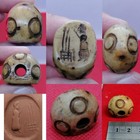 King  Old Roman Intaglio Agate Stone Stamp Seal Bead