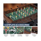 Pexmor 48  Foldable Foosball Table Adult Size  Soccer Game Table For Kids   A   