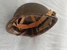 Ww2 Us M1 Helmet Back Seam  Swivel Bale Late War
