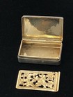 Antique Sterling Silver Gold Gilt Vinaigrette Box Hallmarked