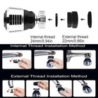 2pcs 360 Degree Swivel Faucet Aerator Deluxe Water Saving Sprayer   