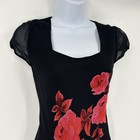 Vintage Y2k Romantic Whimsigoth Midi Dress Women L Fairy Grunge Bias Sheer Lined