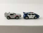 Vintage 1989 Funrise Back To The Future Police Car   Delorean Micro Toy Cars 