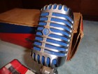 Shure 55s Vintage Dynamic Elvis Art Deco Microphone  tested  Works Well 