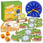 Toddler Learning Clock  Telling Time Teaching Clock For Kids  Math 