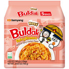 Samyang Buldak Rose Ramen 5 Pack Korean Spicy Noodles Hot Chicken Flavor