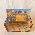 Vintage Wild West Britains  7407 Confederate Infantry Set 6 Soldiers W  Weapons 