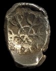    india    Ancient Gandhara Janapada Authentic Old 600 Bc Silver Coin Bowl Shaped