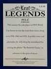 Pele -- Brazil 2022 Legends  la-08 Mint Fifa World Cup Soccer Card