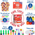 All-inclusive 32-piece Toddler Painting Set - Spill-resistant Paint Cups  Variet