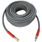 100ft X 3 8  Hot Water Pressure Washer Hose 6000psi 2-braid R2 Gray