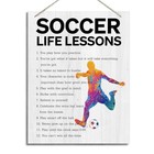 Zpprjf Soccer Room Decor  Soccer Wall Decor  Soccer Decor For Boys Room  