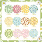 24 Sheets Double Sided Daisy Scrapbook Paper 12x12 In Flower Craft Cardstock