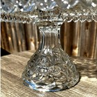 Fostoria Retired 1915-82 American Clear Cube Square 10 1 8  Cake Stand Rum Well