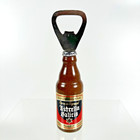 Vintage Estrella Galicia Wood Bottle Shaped Beer Bottle Opener Barware