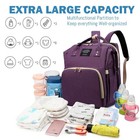 Diaper Bag Backpack  Nappy Baby Bags With Portable Changing Pad  900d Waterpr   
