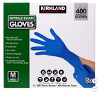 Kirkland Signature  Nitrile Exam Gloves  400 Count
