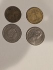 Old 1950s Collectible Coins Junk Drawer Lot Silver In Color Deal