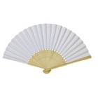 10 Paper Fans Folding Hand Fan Wedding Gift Party Favor Bamboo Set Lot Ten Pcs