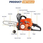 31 8cc Gas Chainsaw 14   Guide Bar Cordless Gasoline Powered Chain Saw 2-cycle