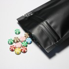 Matte Black Barrier Resealable Standing Storage Bags Oz To 1 4 Pound Sizes