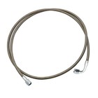 60  Billet Steel Braided Turbo Oil Feed Line Length 4an 90 Degree Straight Ho   