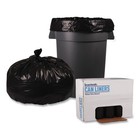 Boardwalk 523 60 Gal  1 6 Mil Low-density Can Liners - Black  100 carton  New