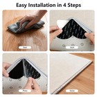 Reusable Rug Grippers For Hardwood Floors - Non-slip Washable Area Rug Pads 16 P