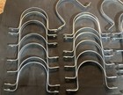 Lot Of 23 Emt And Rigid Straps 4  Topaz 530 2 Hole Steel 751338150409