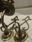  2  Vntg Williamsburg Restoration Metalcrafters Brass Candle Wall Sconces Cw16-3