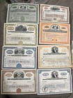 lot Of 25  Variety Of Railroad Stock Certificates  Wow 