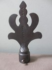 Antique Vintage Cast Iron Finial Gate Fence Topper Cap Salvage 5 8  Square Post