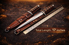 Handmade Twin Dagger Knife Set Full Tang Steel Blade Tactical Combat Survival