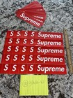 Supreme Red Box Logo Sticker 100  Authentic