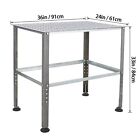 Welding Table - 36x24 Inch Workbench 5 8  Fixture Holes  0 12  Thick Fabrication