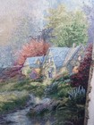New 2000 Nicky Boehme Usa Made Gazebo Village Tapestry Throw Blanket Afghan