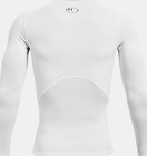 Under Armour Heatgear Compression Long Sleeve Shirt Mens Small White 1361524 Nwt