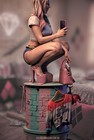 Harley Quinn Dc Comics Suicide Squad 3d Resin Garage Kit Statue 1 3 To 1 12