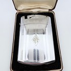 Vintage 1930s Ronson Lyta-case Tuxedo Art Deco Cigarette Case Lighter W  Box