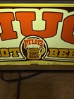 Vintage Mug Root-beer Brown Wall Clock Lights Up Clock Needs Repair 