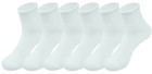 3-12 Pairs Mens Cushioned Ankle Crew Black White Socks Cotton Size 9-11 10-13