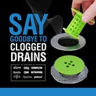 Tubshroom    green  Revolutionary Hair Strainer Snare Trap Catcher For Shower Tub