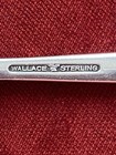 Wallace Grande Baroque Sterling Silver Cold Meat Fork 8 1 8 Inch Serving