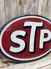 Stp 2 Piece Gas And Oil Gift Set Gearhead Garage Mancave Metal Sign And Oil Can